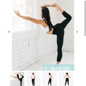 Zyia Black Hi-Rise Ascend Capri